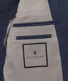 GOTAIRIKU 【尾州】ストレッチメッシュジャケット_千鳥格子柄