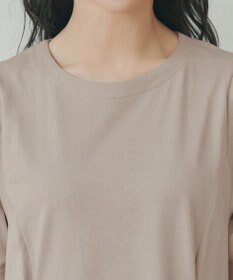 Tiaclasse 【おのののかさん着用】「サマケア」パフスリーブAラインワンピース