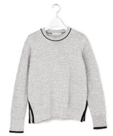 ICB L コットンツイスター クルーネックニット