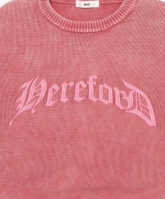 WEGO ブリーチニットグラフィックプルオーバー