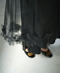 #Newans オーガンジーオリガミヘムスカート