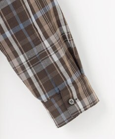 J.PRESS LADIES S コットンリネン Light マドラスチェック シャツ