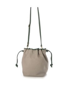 UNBILLION perche パラフィン防水キャンバスドロストショルダーバッグ