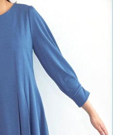 Tiaclasse 【GOLD LABEL・洗える】アシメプリーツポンチワンピース