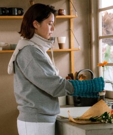 KWD 【日本製】STAND COLLAR DOWN PARTS グリーンダウン スタンドカラーダウンパーツ