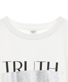 AMERICAN HOLIC ＴＲＵＴＨ箔プリントカットプルオーバー