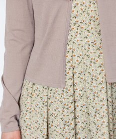 Tiaclasse 【洗える】長袖サマーニットカーディガン