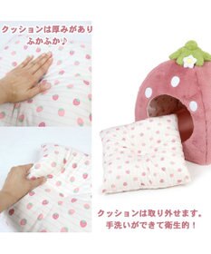 PET PARADISE ペットパラダイスくすみ苺  ハウス L  (45×45×46cm) 小型犬