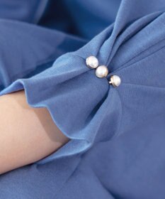 Tiaclasse 【GOLD LABEL・洗える】アシメプリーツポンチワンピース