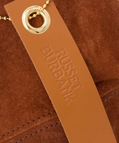 russet 【2025AW新作】本革スエード巾着ハンドバッグ(CE-1582)