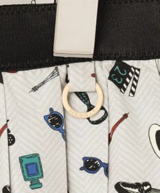 23区GOLF 【WOMEN】PARISモチーフプリント プリーツスカート