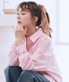 earth music&ecology ボタニカル柄スカーフ（70 ×70）