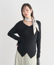 earth music&ecology ボタニカル柄スカーフ（70 ×70）