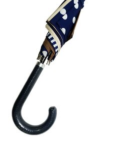 +RING レディース向け プラスリング 長傘 60cm NVY/BGE T1354