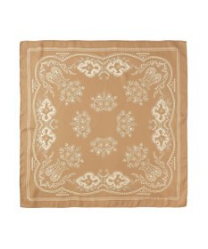 earth music&ecology ボタニカル柄スカーフ（70 ×70）