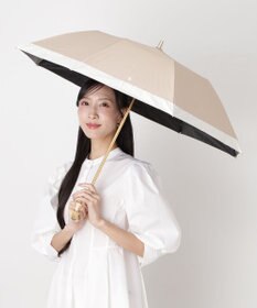 MOONBAT 【WEB限定/遮光率100%/遮熱/UV】POLO RALPH LAUREN（ポロ ラルフローレン）晴雨兼用日傘 ポロポニー ワンポイント刺繍  バイカラー 折りたたみ傘 楽折