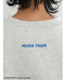 Green Parks ムジークタイガー／裏起毛プリントプルオーバー