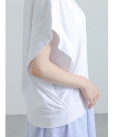 Te chichi 【接触冷感/遮熱/吸水速乾】ショルダータックドルマンTシャツ