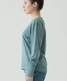 caqu caqu x GoodOn roundneck L/S tee  シンプルゆったりフィットシャツ
