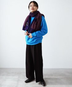 nitorito 【UNISEX】mountain&moon 山と月モチーフ柄 ストール