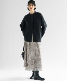 23区 S 【洗える】Erica クレープペイズリープリント スカート