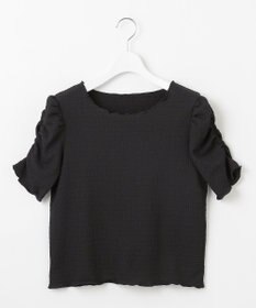 Feroux 【洗える】レーシージャガード カットソー