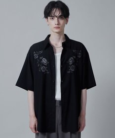 WEGO TRフラワーモチーフシャツ（S）