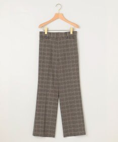 組曲 S 2WAYウォームストレッチ ストレートチェックパンツ