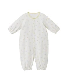 MIKI HOUSE HOT BISCUITS 【50-60㎝】 スムース素材 総柄ツーウェイオール