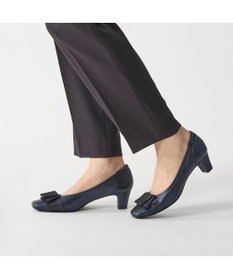 Riz raffinee <Riz raffinee>ドレープデザインモチーフパンプス