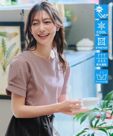 Tiaclasse 【UVケア・接触冷感】“あまラク” ハートネックカットソートップス