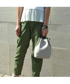 UNBILLION perche パラフィン防水キャンバスドロストショルダーバッグ