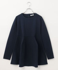 #Newans 【洗える】フォルムペプラムチュニックニット