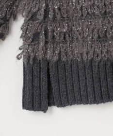 自由区 【PREMIUM KNIT COLLECTION】スパンコールコンビ ニット