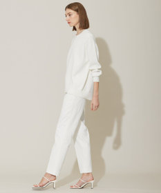 ICB L 【洗える】 コットンポリエステルスムース ニットプルオーバー