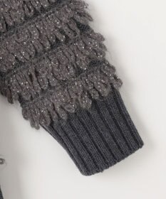 自由区 【PREMIUM KNIT COLLECTION】スパンコールコンビ ニット