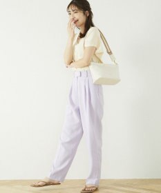 TOPKAPI 【TREASURE TOPKAPI】ソフトシュリンク テープ コンビ レザー ミニショルダーバッグ