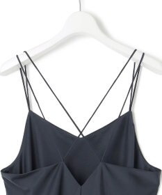 ICB L 【WEB＆一部店舗限定】 StretchVintageSatin オールインワン