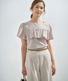 組曲 ツイルジャジー フリルカットソー
