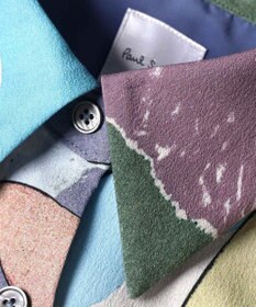 Paul Smith River Collage プリント 半袖 シャツ