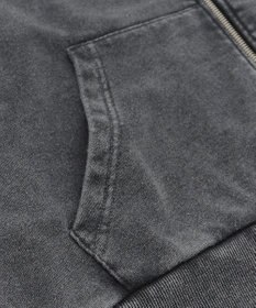 WEGO ロゴヴィンテージウォッシュジップパーカー