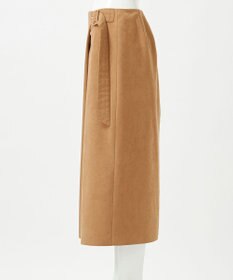23区 【GOLD LABEL】スウェードタッチレザー ラップスカート