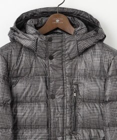 JOSEPH ABBOUD 【撥水/フード取り外し可/ダウン】パウダータフタ ダウン ブルゾン