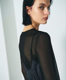 GRACE CONTINENTAL ギャザーキャミソールワンピース