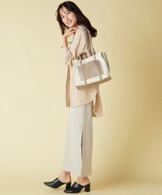 LA BAGAGERIE 【veganview】w handle canvas mini tote