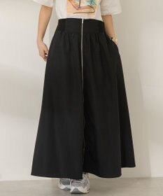 AMERICAN HOLIC 撥水加工 フロントZIPフレアスカート