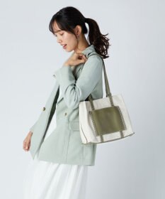 LA BAGAGERIE 【veganview】w handle canvas mini tote