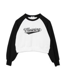 WEGO チームロゴラグランショートスウェット