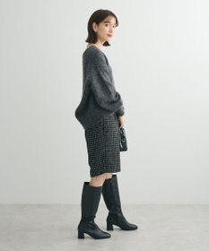 Green Parks 毛ふきシャギーＶネックカーディガン