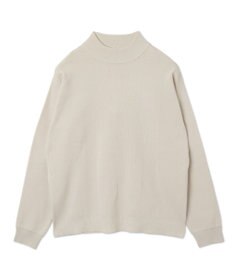WEGO 【ユニセックス着用ITEM】ミラノリブモックネックプルオーバー